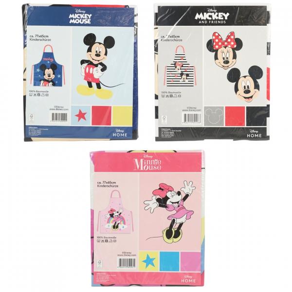 Disney Mickey Mouse Küchenschürze 77 cm 3fach sortiert