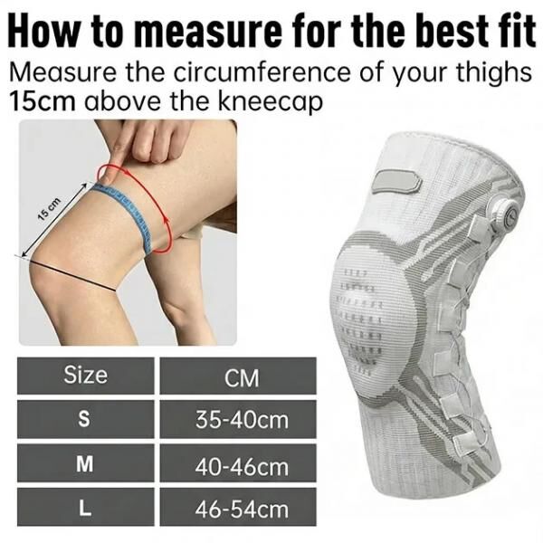 Athlexa Kompressions-Kniebandagen mit verstellbarem Drehknopf, 2er-Pack, Großhandel, Stützbandage, Größe L
