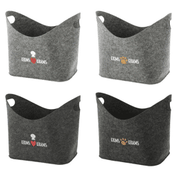 Felt storage basket 4s