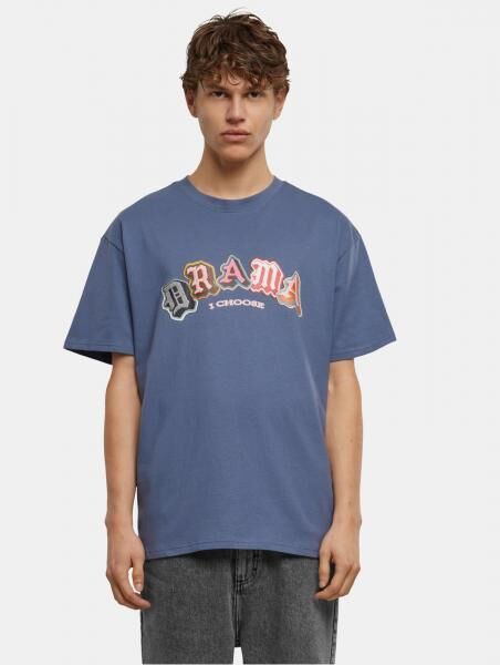 bequemes Mister Tee Herren T-Shirt Oversize 240 g/m&sup2; mit Baumwolle Blau