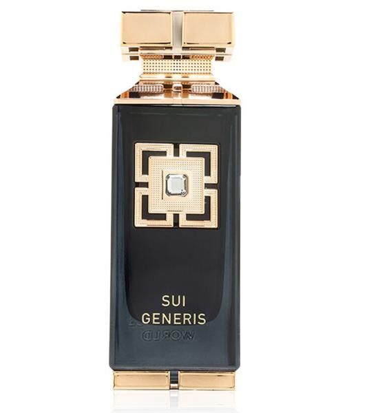 Fragrance World Sui Generis Herren Eau de Parfum mit aromatischer Frische und holziger Note K&ouml;rper-Duft Parf&uuml;m 100ml Schwarz/Gold