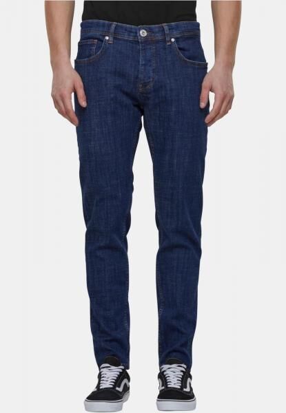 l&auml;ssige 2Y Premium Herren Jeans Stretch Rei&szlig;verschluss mit Baumwolle Blau