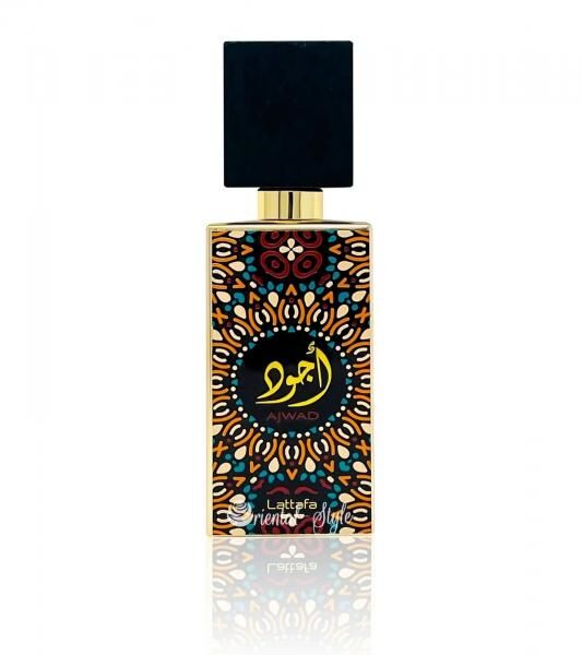 Lattafa Ajwad Unisex Eau de Parfum fruchtig-blumiger K&ouml;rper-Duft Parf&uuml;m 60ml Schwarz/Bunt