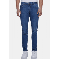 moderne 2Y Premium Herren Jeans Skinny Fit Stretch mit Baumwolle Blau