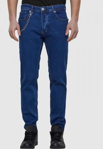 moderne 2Y Premium Herren Jeans Stretch Rei&szlig;verschluss mit Baumwolle Blau