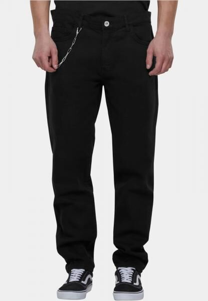 moderne 2Y Premium Herren Jeans Stretch Rei&szlig;verschluss Taschen mit Baumwolle Schwarz