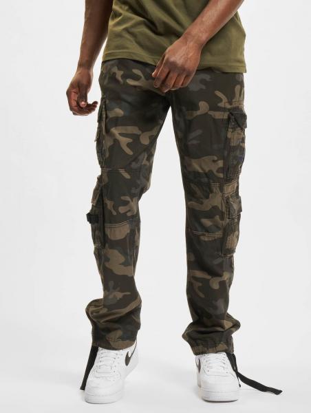 moderne Brandit Herren Jeans Slim Fit Taschen mit Baumwolle Camouflage