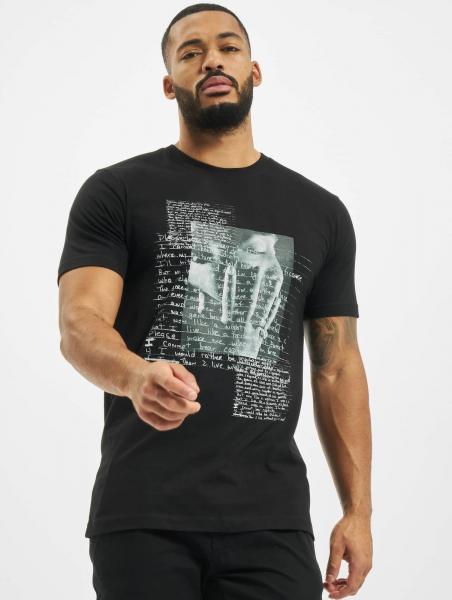 modernes Merchcode Herren T-Shirt 180 g/m&sup2; mit Baumwolle Schwarz