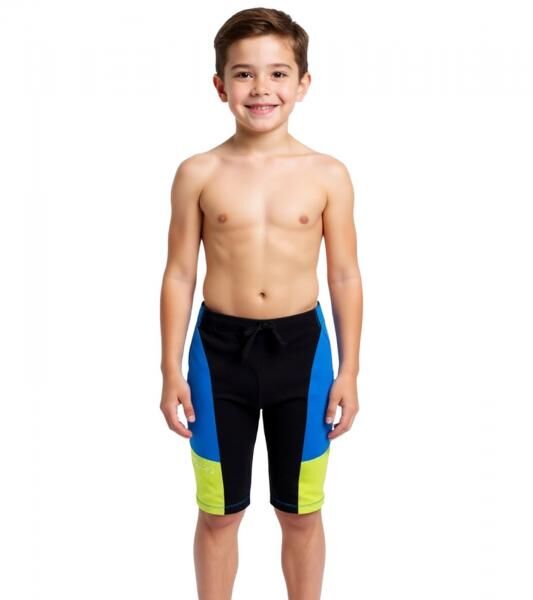 Montura Kinder Shorts &ndash; Kurze Funktionshose f&uuml;r Outdoor & Freizeit Blau/Schwarz/Lime