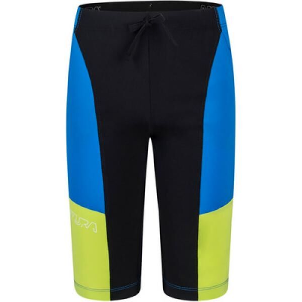 Montura Kinder Shorts &ndash; Kurze Funktionshose f&uuml;r Outdoor & Freizeit Blau/Schwarz/Lime