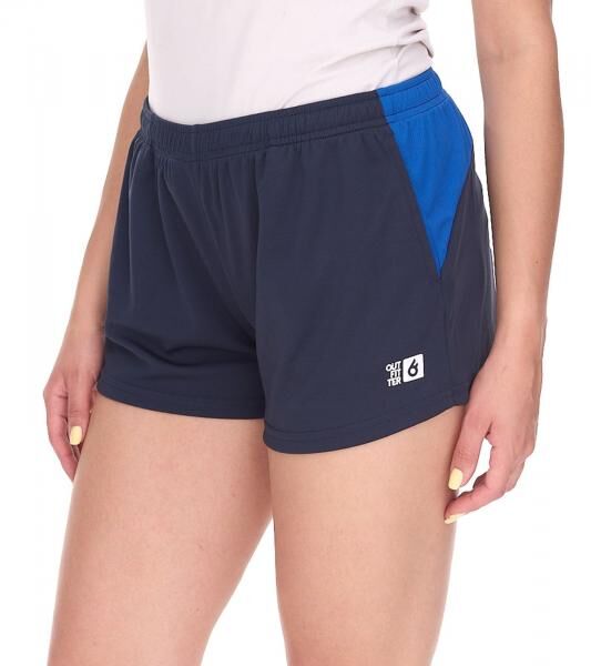 Outfitter OCEAN FABRICS Fitness-Shorts f&uuml;r Damen nachhaltige Sport-Hose Tahi Training OUT-W-1025-OTW Navy/Blau