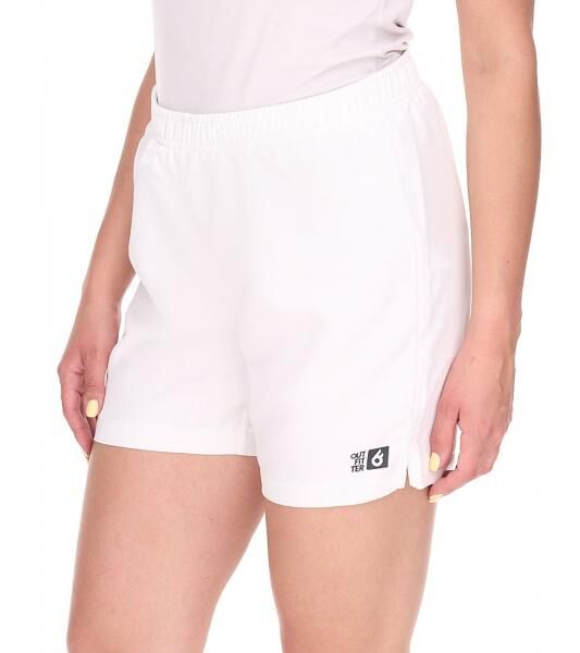 Outfitter OCEAN FABRICS Trainings-Shorts f&uuml;r Damen nachhaltige Sport-Hose Tahi Match OUT-W-1032-OTW Wei&szlig;