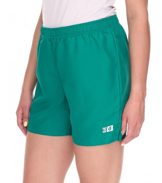 Outfitter OCEAN FABRICS Trainings-Shorts f&uuml;r Damen nachhaltige Sport-Hose Tahi Match OUT-W-1032-OTW Gr&uuml;n