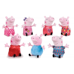 Peppa Pig - 7 assorted plush figures, 31cm