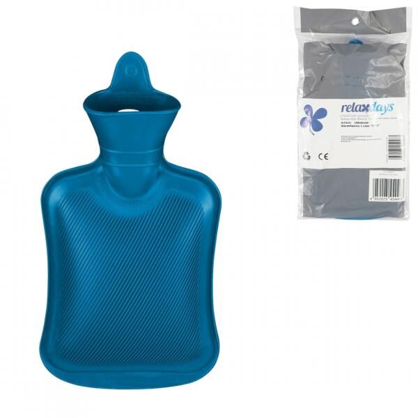 Relaxdays Heißwasserkanne blau 1 L
