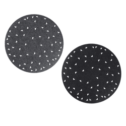 Placemat felt cut approx. 35cmD 2/s