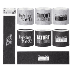 Toilet paper banderole felt 6/s 