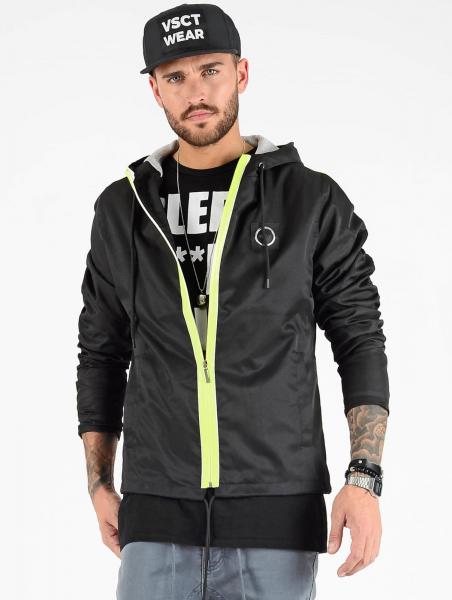 vsct Conzraast Neon Rei&szlig;verschlussjacke Schwarz