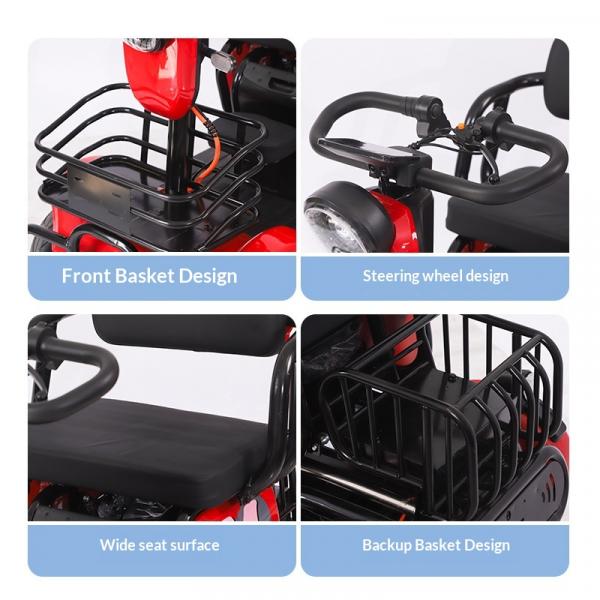 Four-Wheel Electric Vehicle | Electric Mobility Scooter for Seniors | Electric Recreational Vehicle for Older Adults