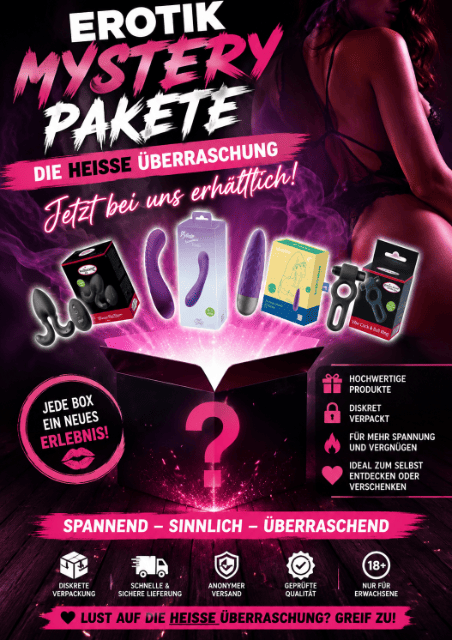 Erotik Mystery Pakete | Überraschungsboxen 18+ | Love Toys | A-Ware & Neuware | Restposten | Großhandel | Palettenware