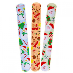 Clap bracelet Christmas 22 cm 3 assorted