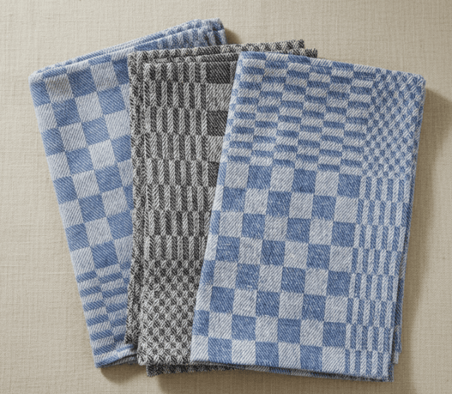 Jacquard Geschirrtücher aus 100% Baumwolle, 65x45 cm, ab € 0,29