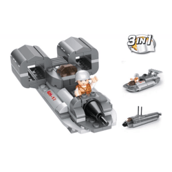 Sluban M38-B0537F - ARMY Jet-Boot 3-in-1 (101 Teile)