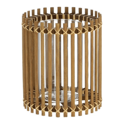 Lantern rattan round, approx. 23cmH