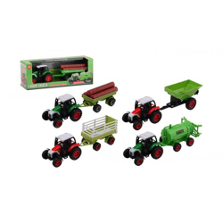 Farm Master die-cast tractor play set, medium - 3 assorted