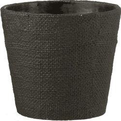 J-Line Blumentopf Bar XL schwarz 25,5 cm