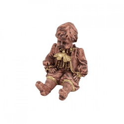 Statue boy in suit gold bow 6.5 cm