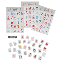 Christmas Bingo, 50-piece set