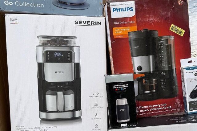 Wholesale offer (RETAIL PRICE -75%). Lot of coffee machines - 9,888.08 euros (net). 210 pieces.