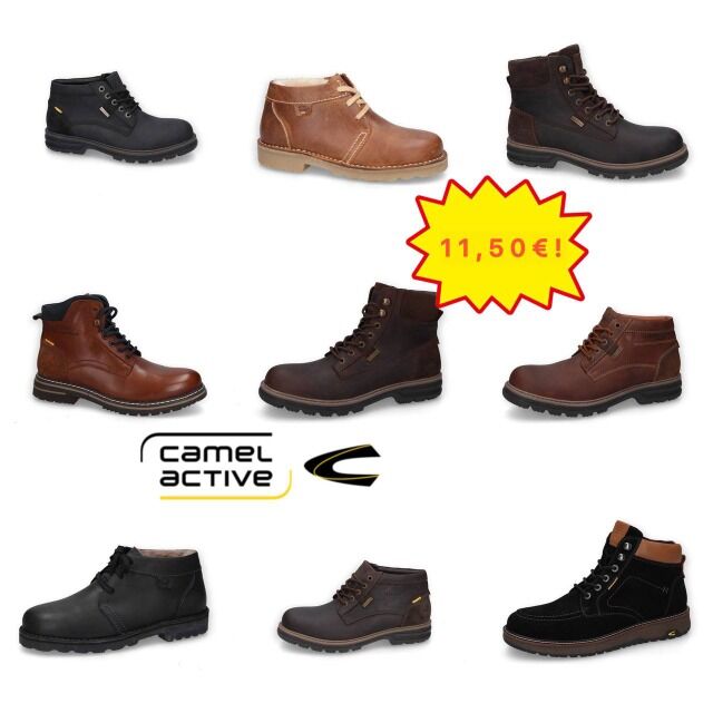 Ab 11,50 €/Paar Camel Active Winterschuh-Mix, Kategorie A, neue Samples, 75 % Herren und 25 % Damen, Größen 37 und 41–42