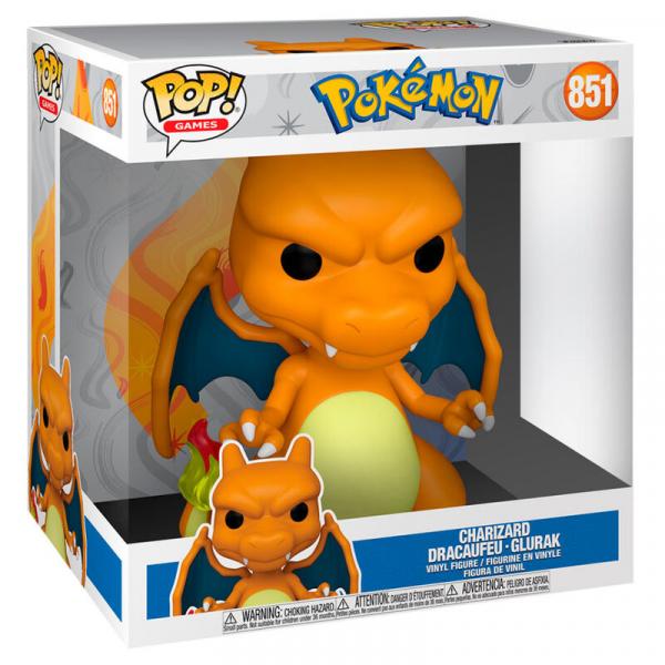 Funko 74224 - Pop! Games - Pokemon - Charizard / Glurak Jumbo #851