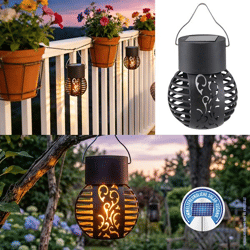 LED Solar Flame Hängeleuchte, ca 10cm