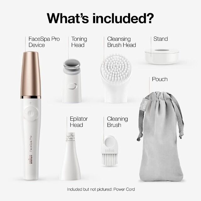 Sonderposten – Braun FaceSpa Pro 911 | 3-in-1 Gesichts-Epilierer | Neuware | B2B