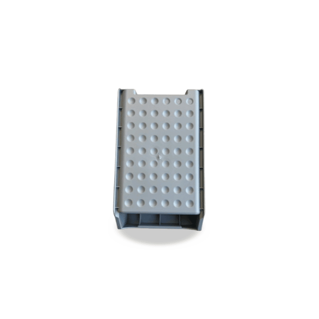 46 Plastic Open-Front Storage Boxes, Gray (235x145x125 mm), Stackable | Shelving Boxes | Great Price Starting at €0.84 (net)