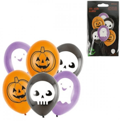 Amscan Luftballons Halloween 23 cm 6 Stück