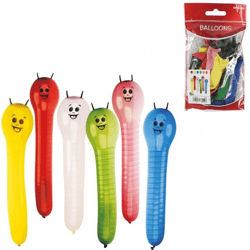 Amscan Luftballons Raupe 60 cm 6 Stk.