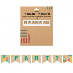 Amscan-Fahnenkette „Party“, 2,6 m