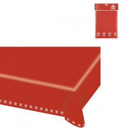 Amscan Tischdecke BBQ rot 80 x 260 cm