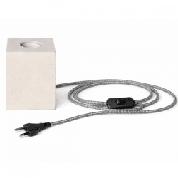 Annas Collection Tischlampe E27 Beton grau 13 cm