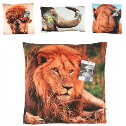 Ateliers du Linge Kissen Tiere 4 sortiert