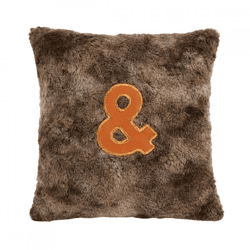 Ateliers du Linge Kissen Chic & braun 30 x 30 cm