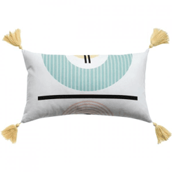 Ateliers du Linge Kissen Imprime Siano 30 x 50 cm