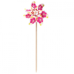 Aus der blauen Windmühle Blumen 48 cm