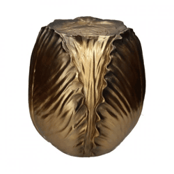 Beistelltisch „Tulipa“, goldfarben, 46,5 cm