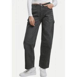 bequeme Karl Kani Damen Jeans Stretch mit Baumwolle Grau
