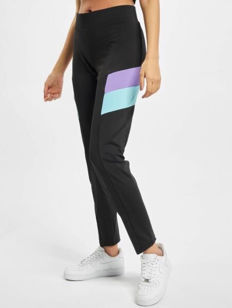 bequeme Urban Classics Damen Hose Stretch 250 g/m&sup2; Schwarz